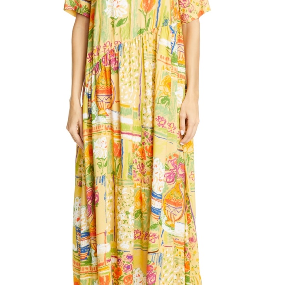 Collina Strada ritual dress floral potted plant - Picture 2 of 4